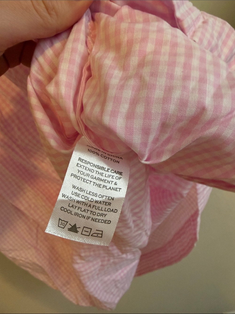 Hill House Pink Gingham Puff-Sleeve Athena Dress - Picture 6 of 6